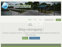 Tablet Screenshot of omnibussimulator.pl